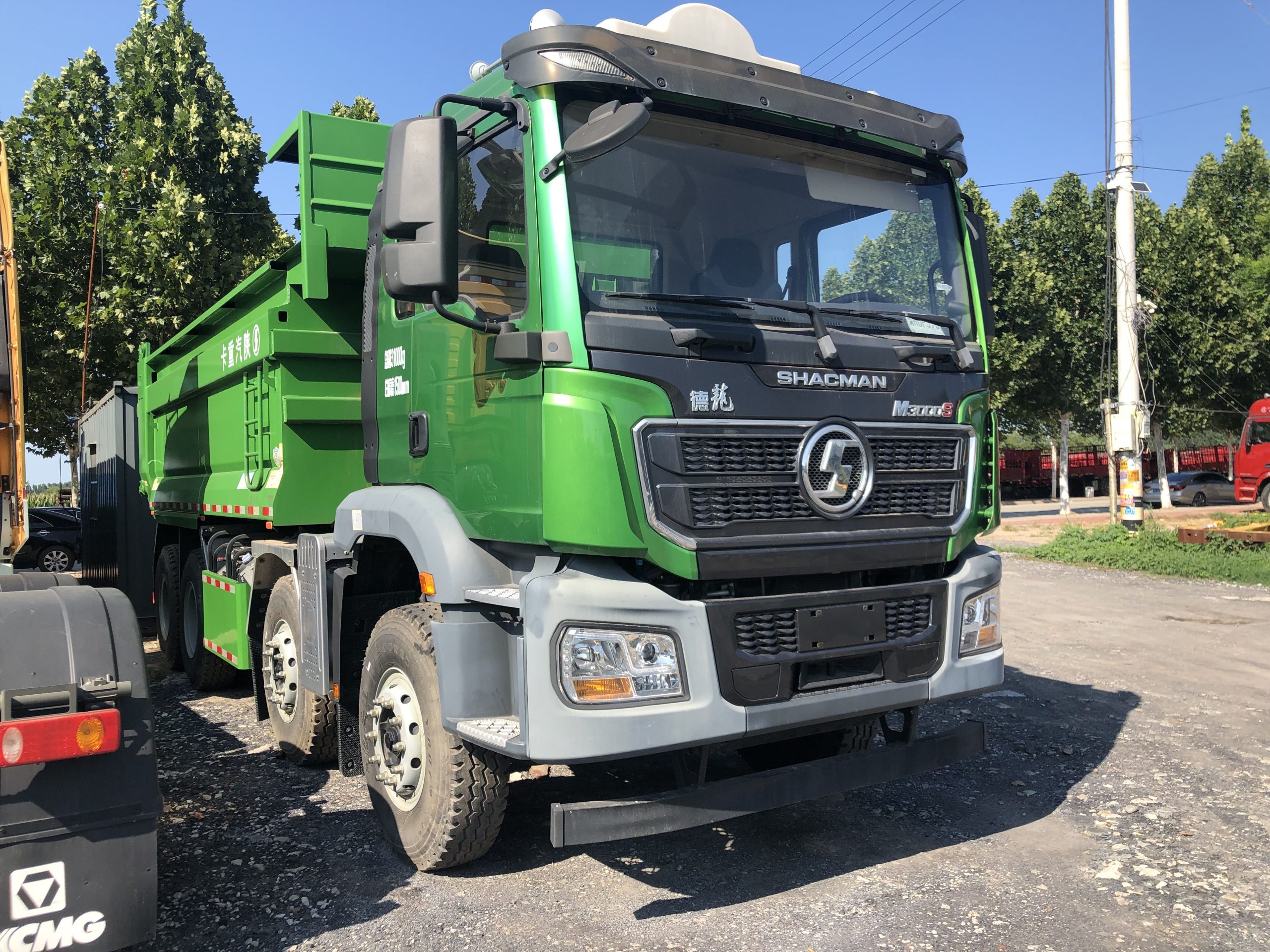 Refurbished dump truck