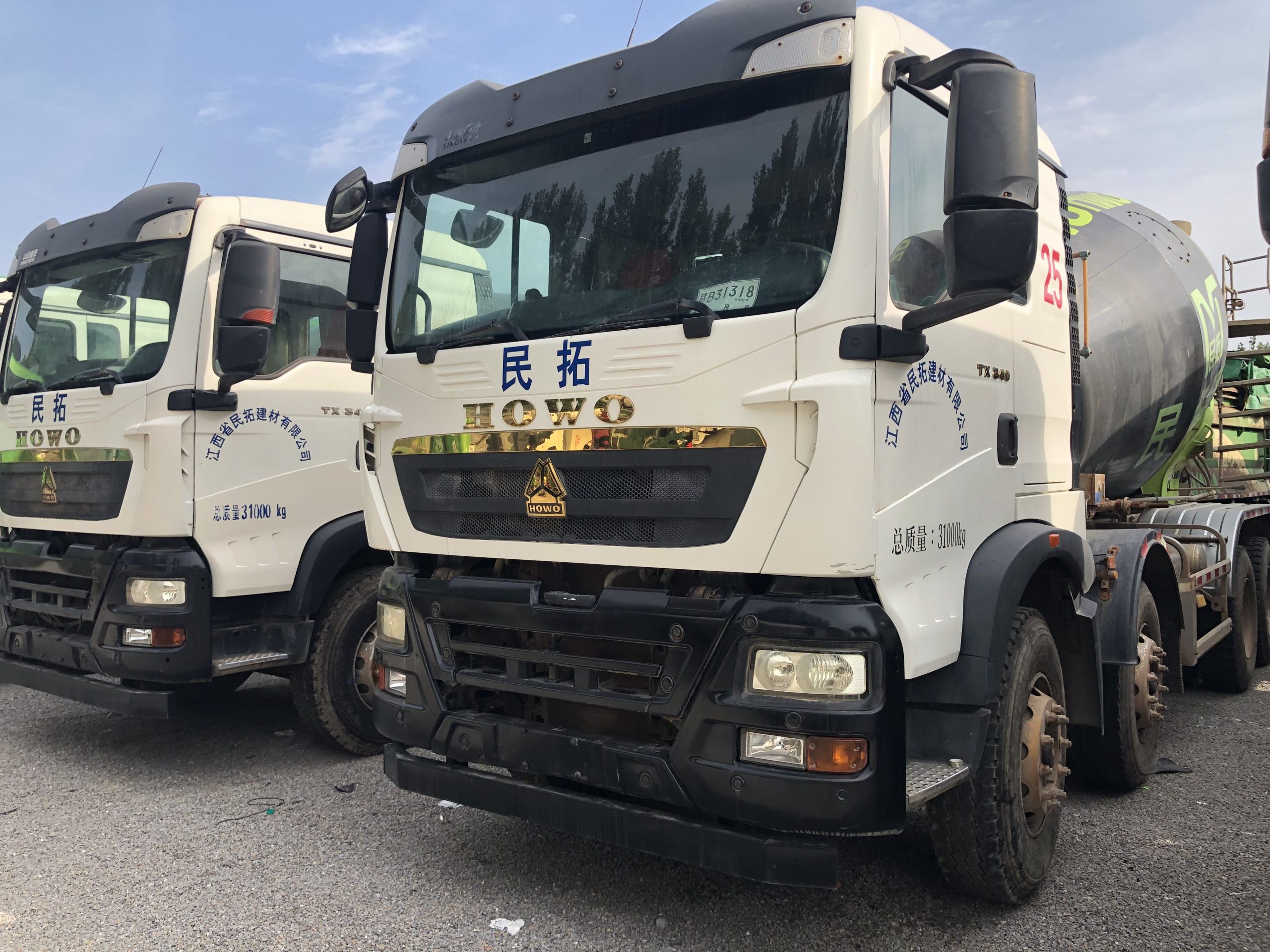 Used cement mixer truck