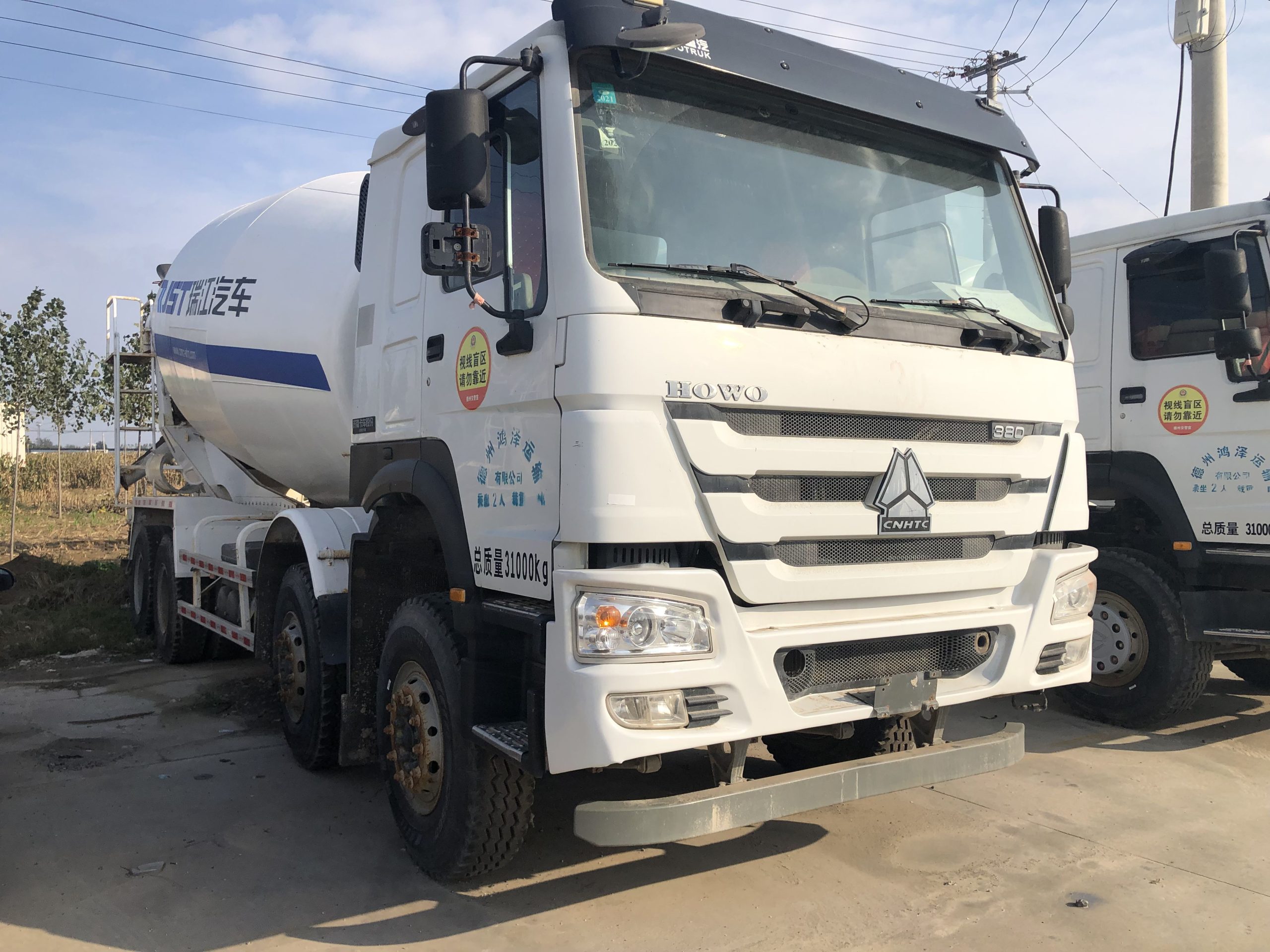 Used cement mixer truck