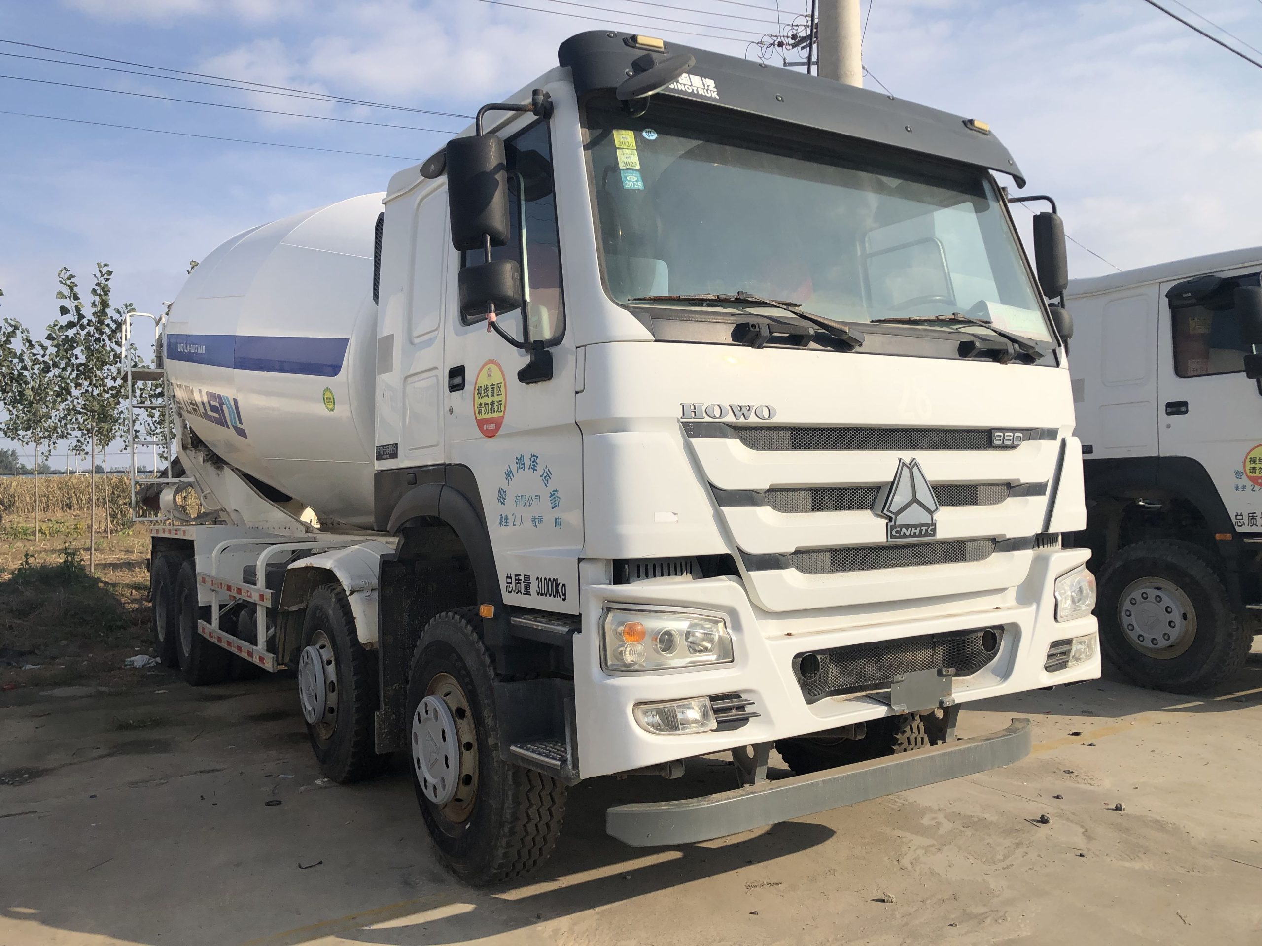 Used cement mixer truck