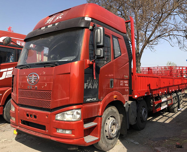 Second-hand high siding truck