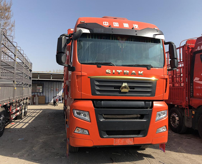 Second-hand high siding truck