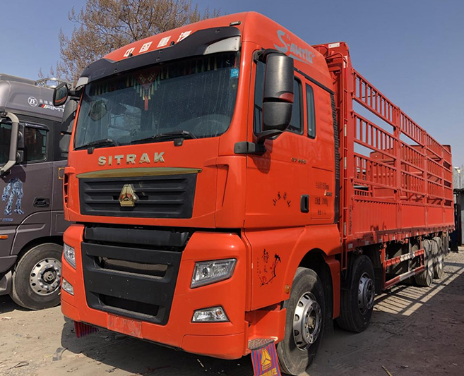 Second-hand high siding truck