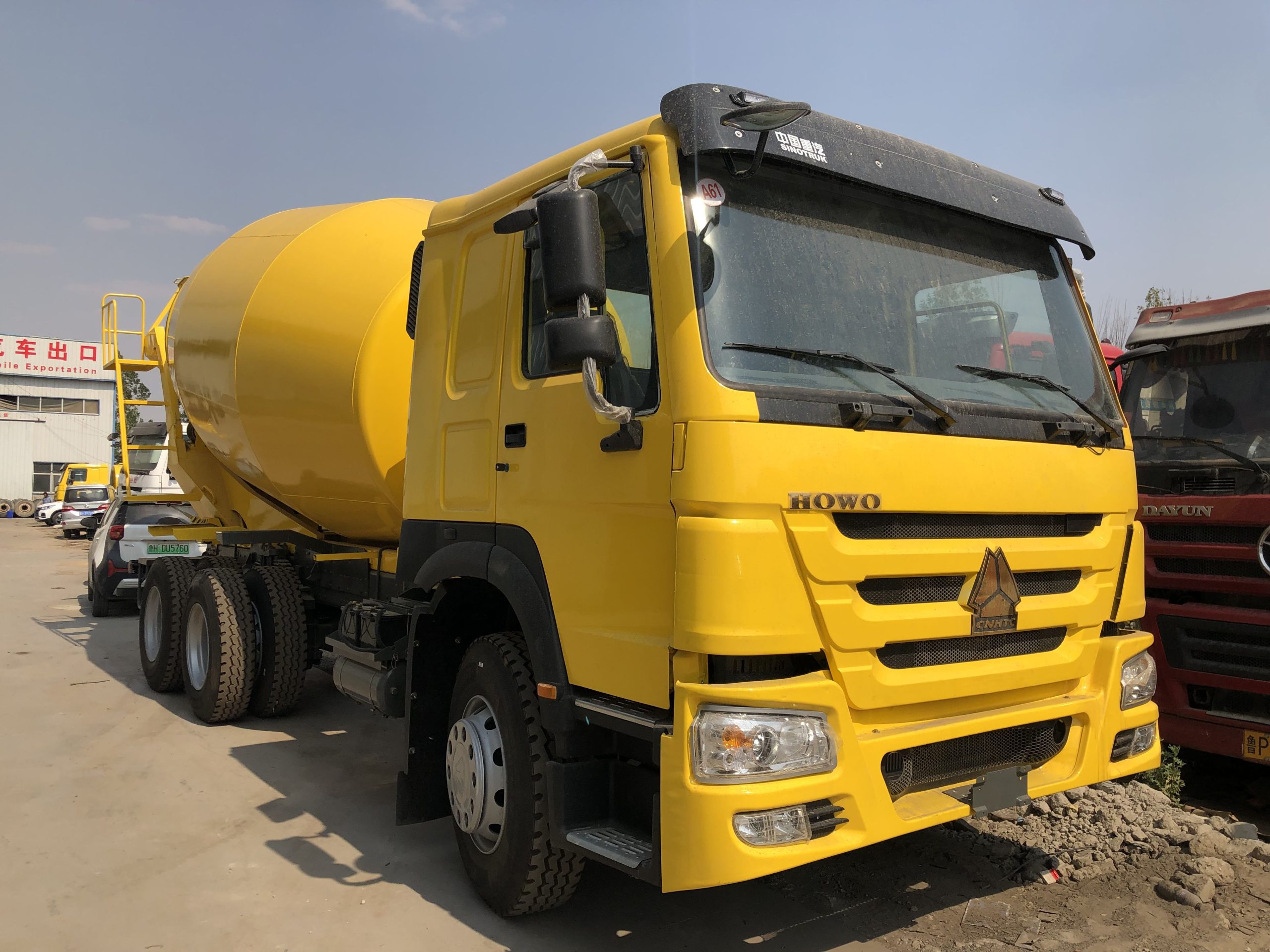 Used concrete mixer truck