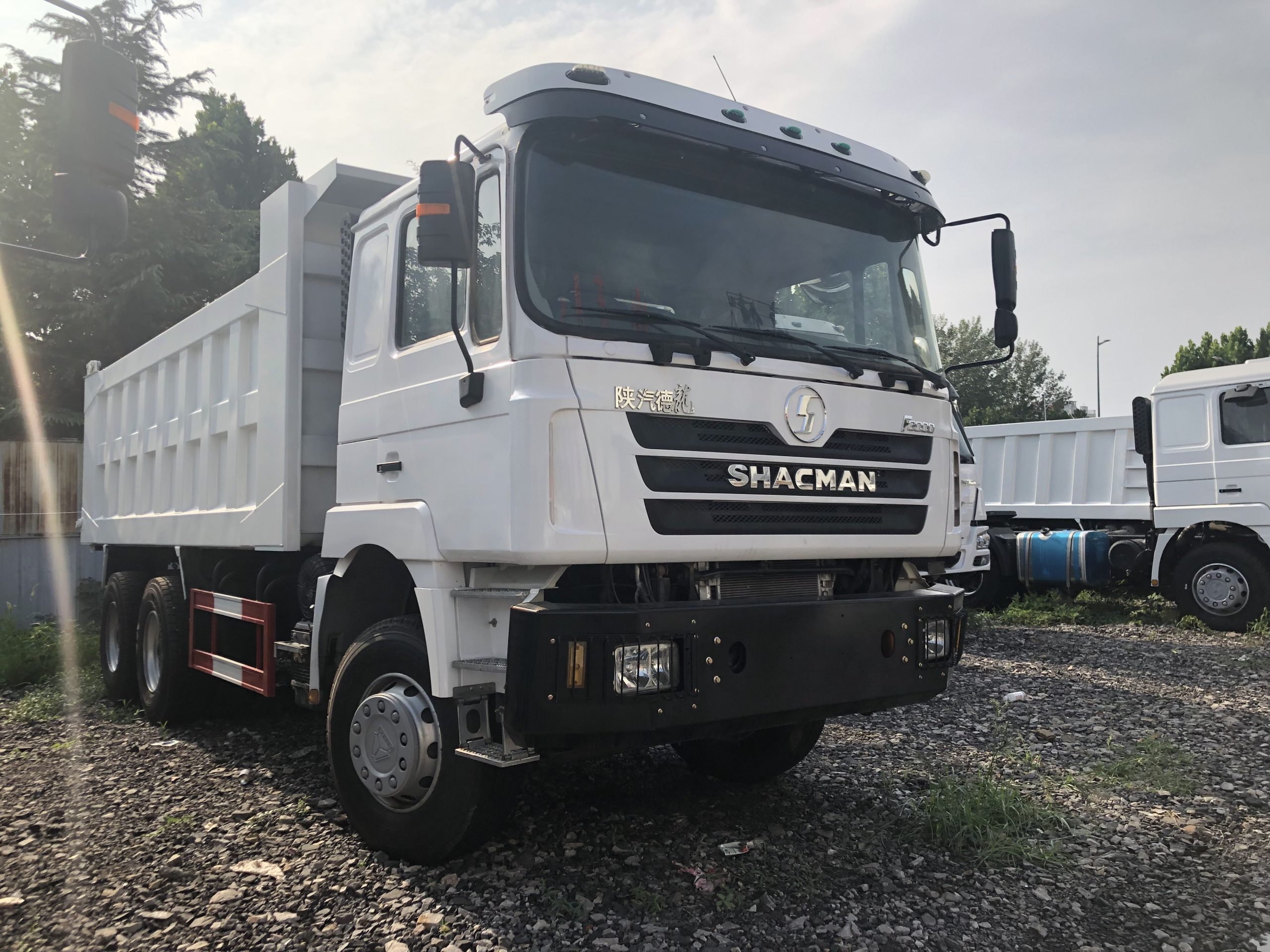 Refurbished dump truck
