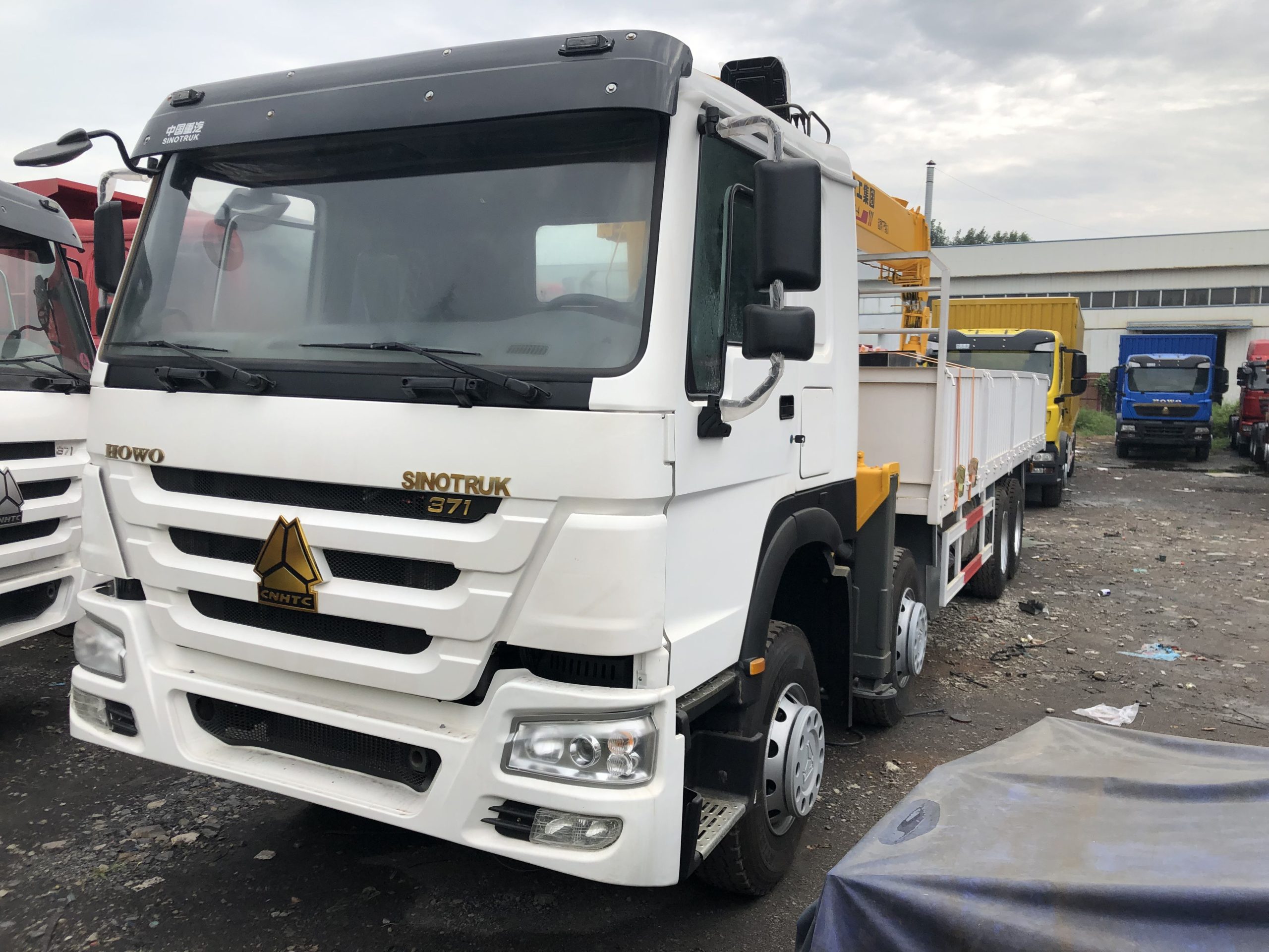 Refurbished truck crane