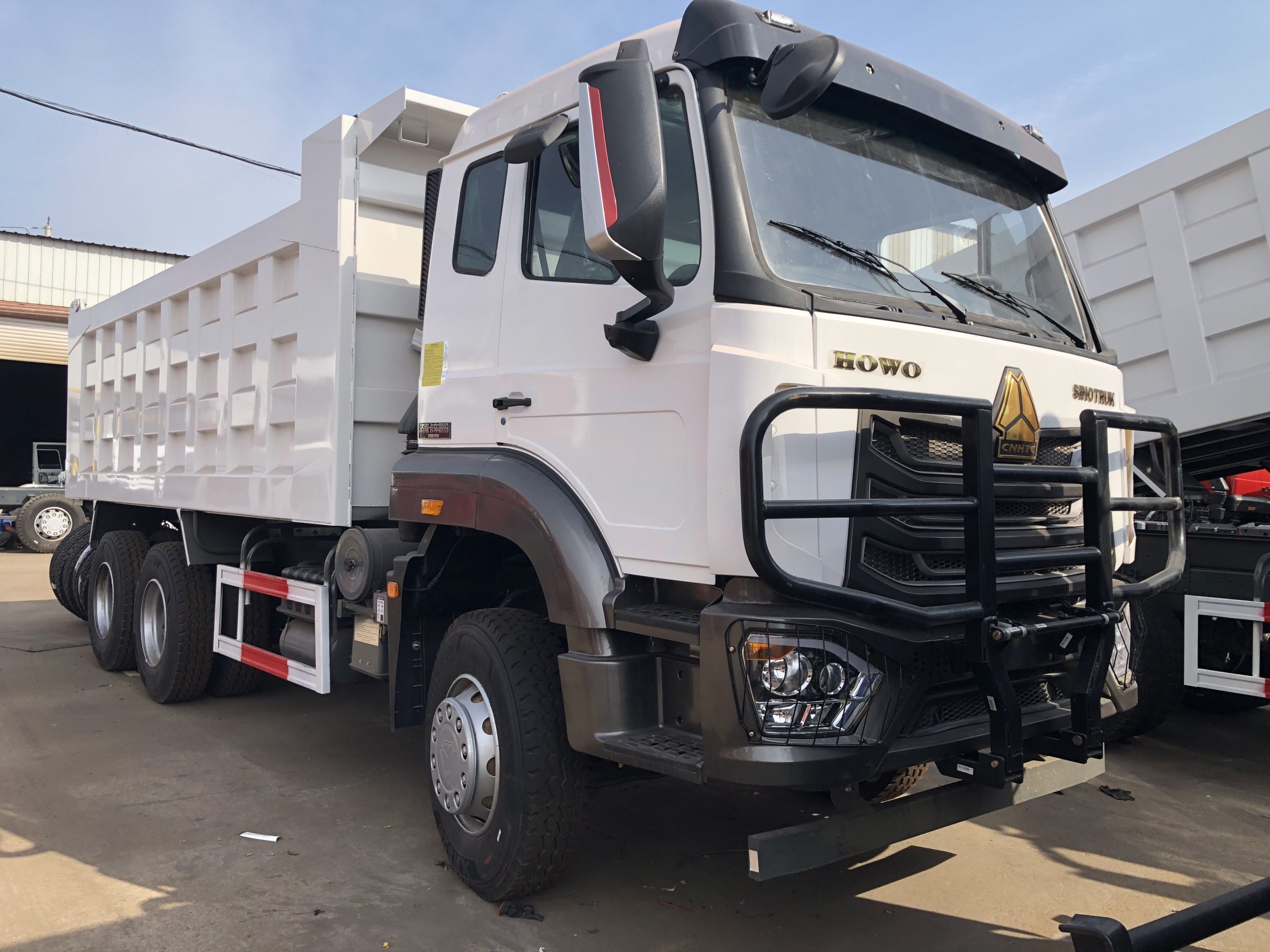 Refurbished dump truck