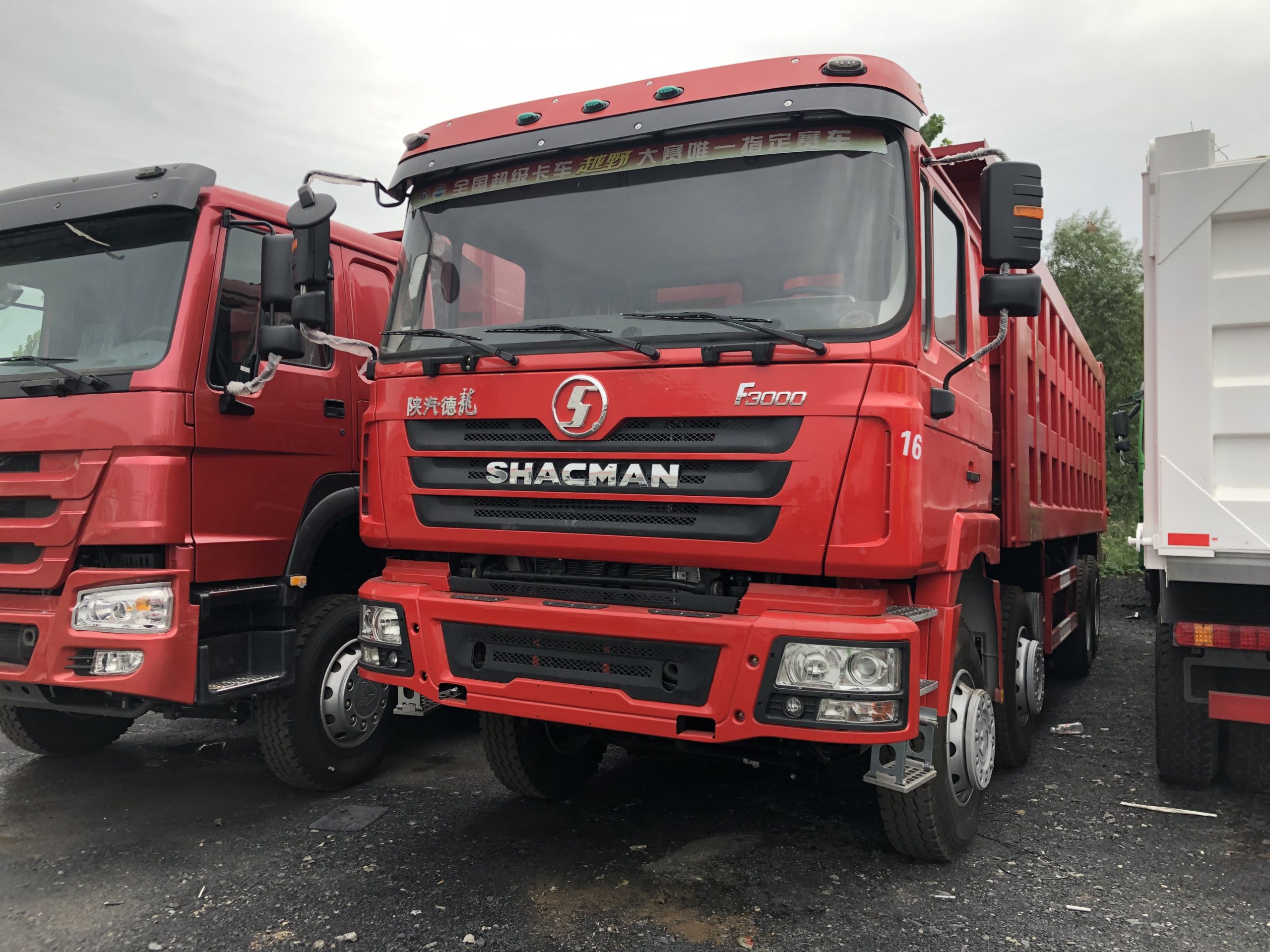 Refurbished dump truck