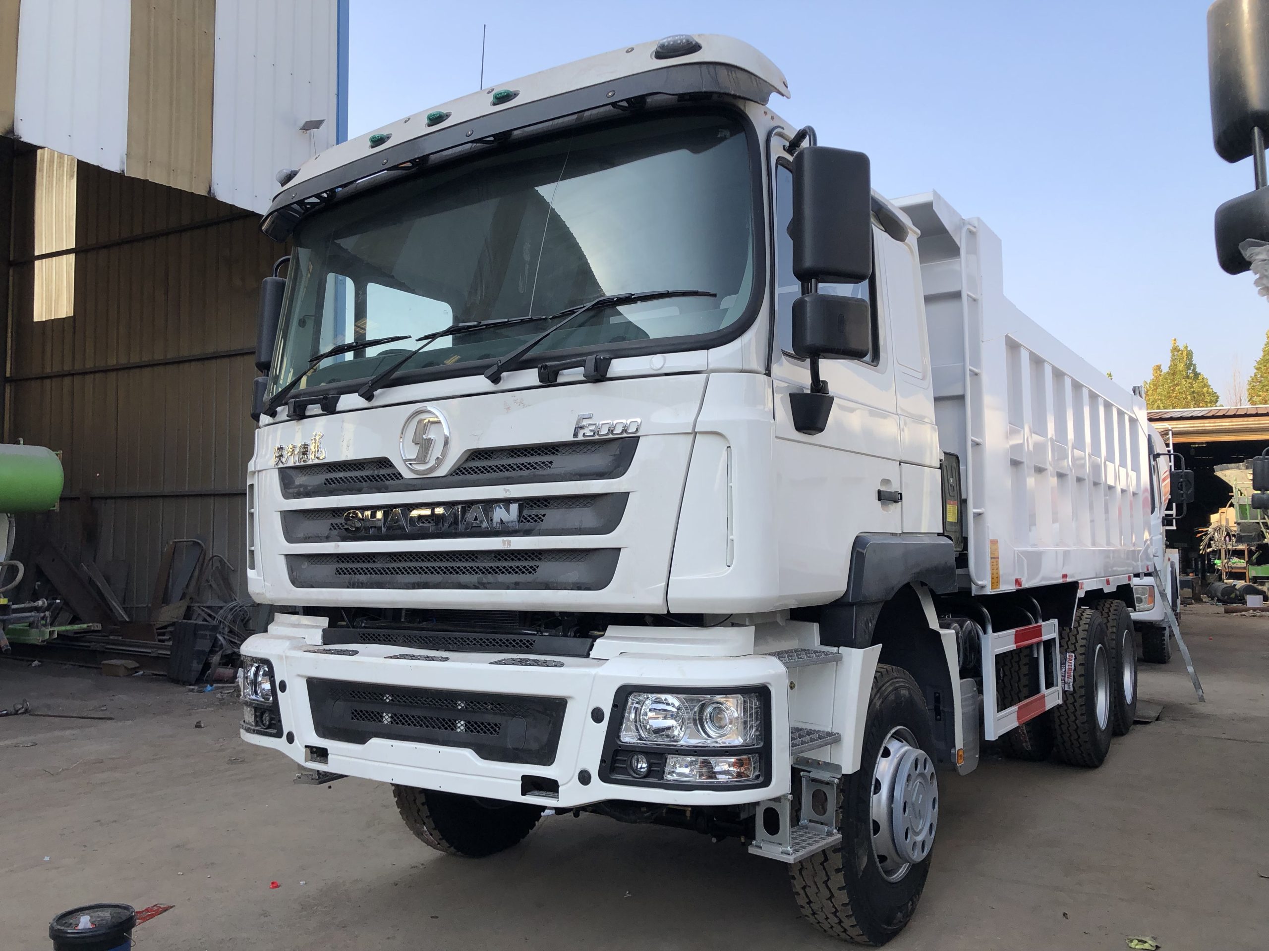 Refurbished dump truck