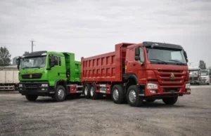 comparison of used 10-wheeler and 12-wheeler HOWO dump trucks