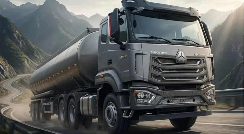 Close-up showing the professional finish of a fully refurbished Howo commercial truck.