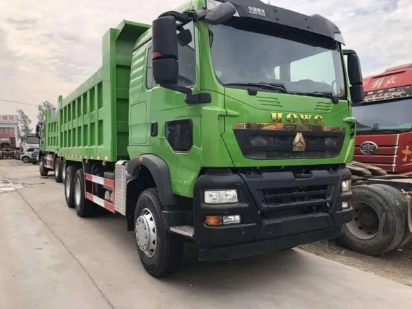 Refurbished dump truck