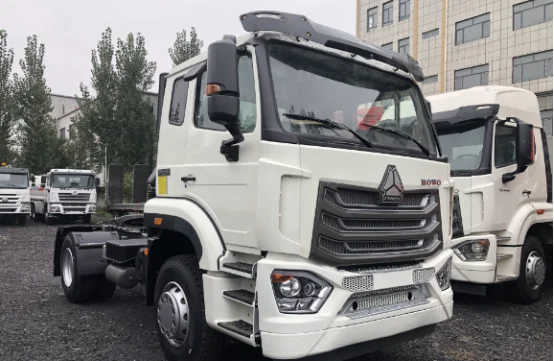 White HOWO tractor truck
